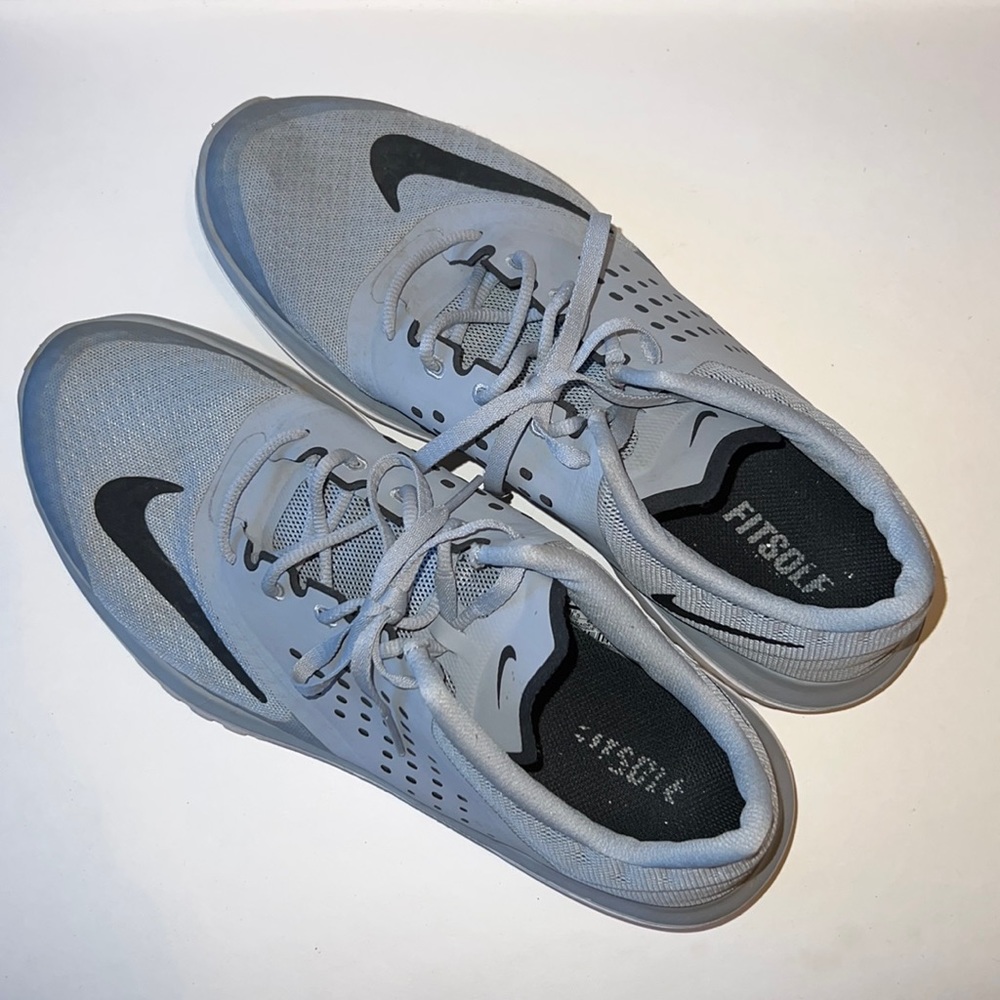 Mens Nike fitsole lite run 2 wolf grey/black 10.5